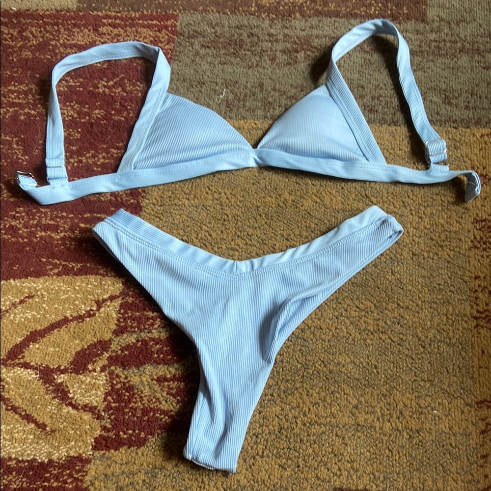 Light Blue Bikini Set